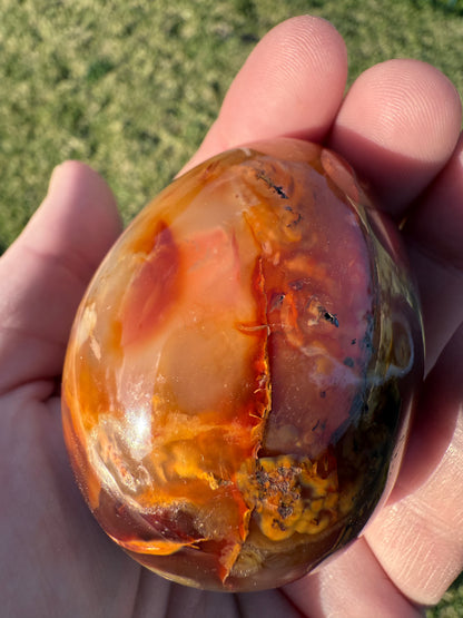 Carnelian Egg – 173 g - Crystal wonderland By Lisa