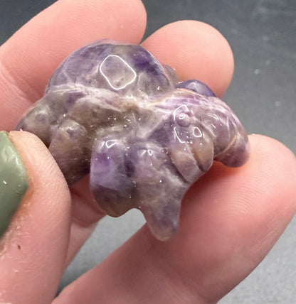 Amethyst Spider Carving – 2.7cm
