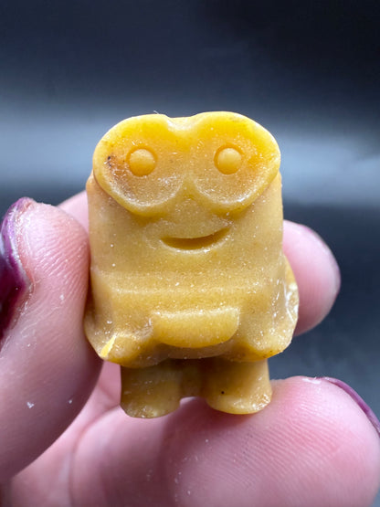 Yellow Jasper Minion Carving