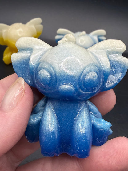 Stitch Luminous Blue Carving