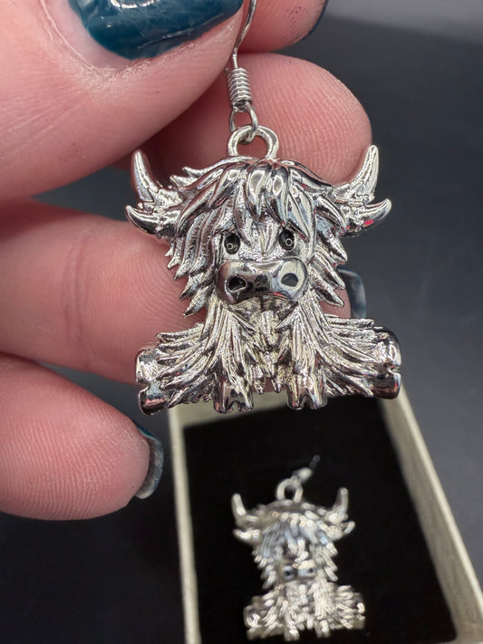 Highland Cow Earrings