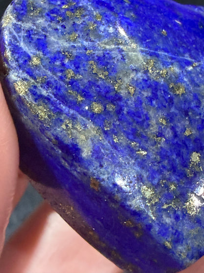 Natural Lapis Lazuli Heart with Pyrite | 4.5 cm | 61g B