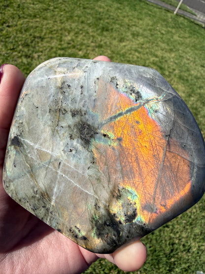 Labradorite Freeform Stunning Flash