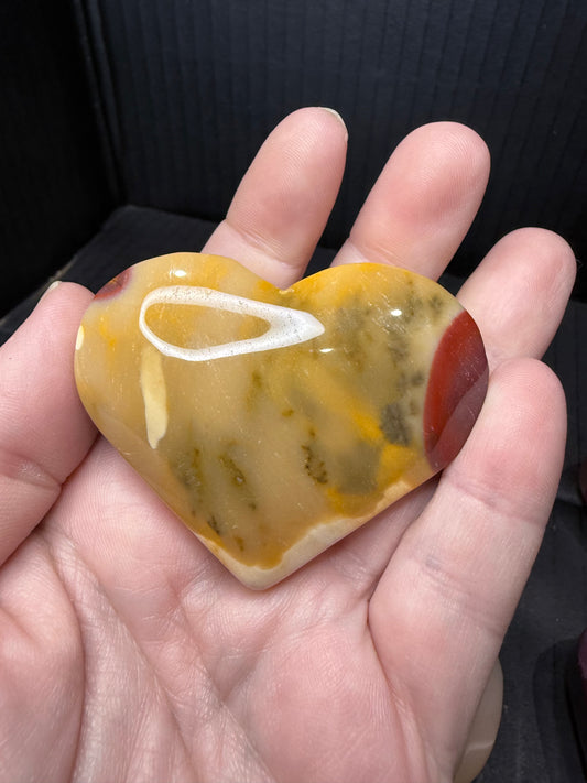 Mookite Jasper Heart