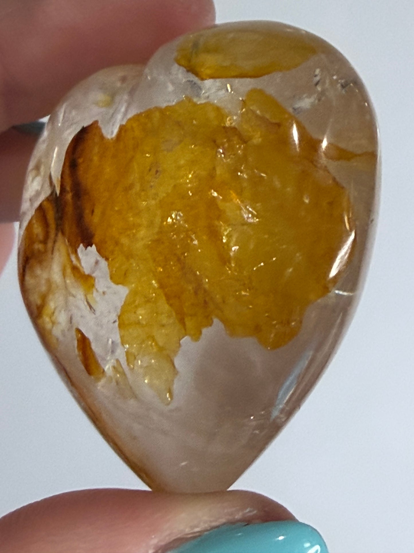 Golden Healer Quartz Heart B - 5cm