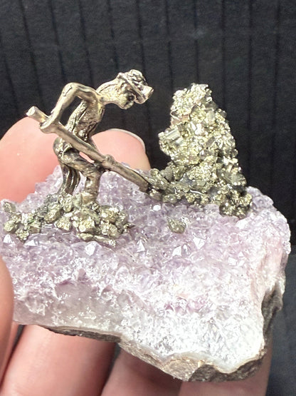 Pyrite Miner - Crystal wonderland By Lisa
