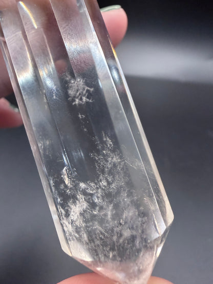 Clear Quartz Vogel Wand
