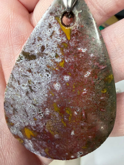 Poppy Jasper Pendant Necklace