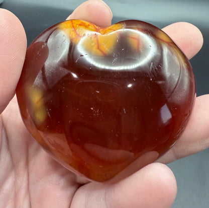 Carnelian Heart – 6cm