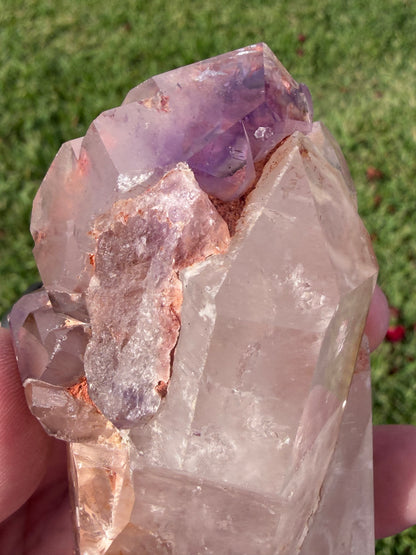 Large Included Amethyst Cluster Point– 215g | 8.5cm