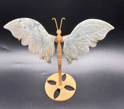 Labradorite Butterfly with Stand
