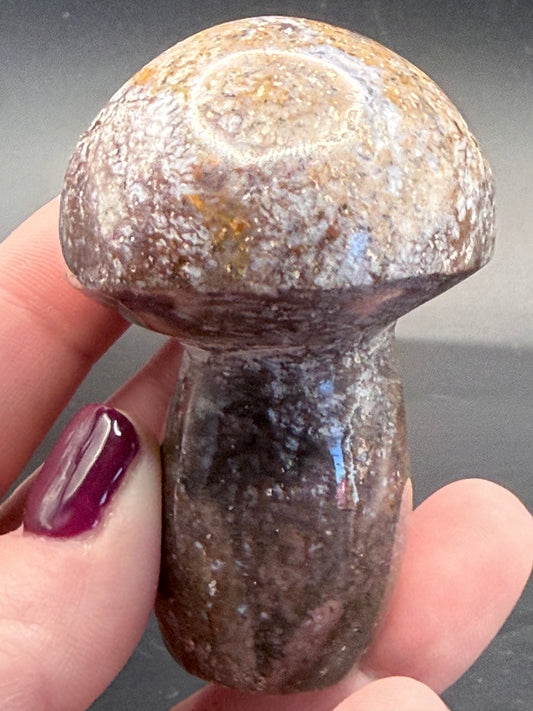 Ocean Jasper Mushroom Carving