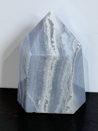 Blue Lace Agate Tower – 3.6cm | 22g