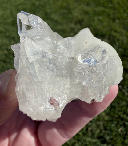 Jalgaon Apophyllite with White Stilbite & Chalcedony | 51g