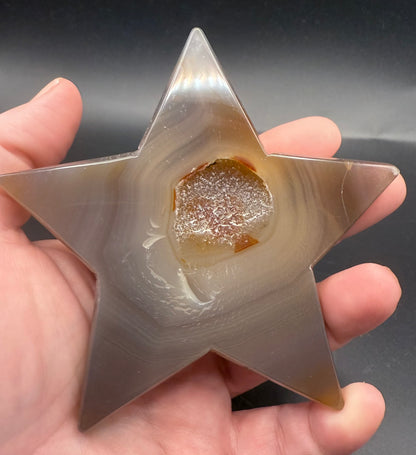 Druzy Agate 10cm Star