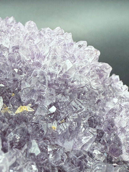 Rainbow Amethyst with Rare Pineapple Cluster – 526g / 9cm