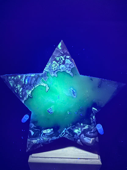 Volcano Agate 1kg Star on Stand