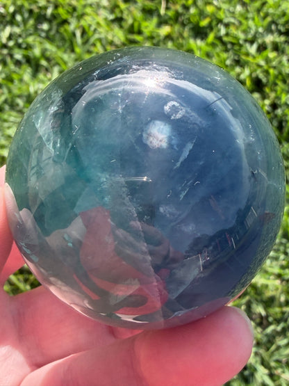 Blue Fluorite Sphere – 5.5cm | 274g