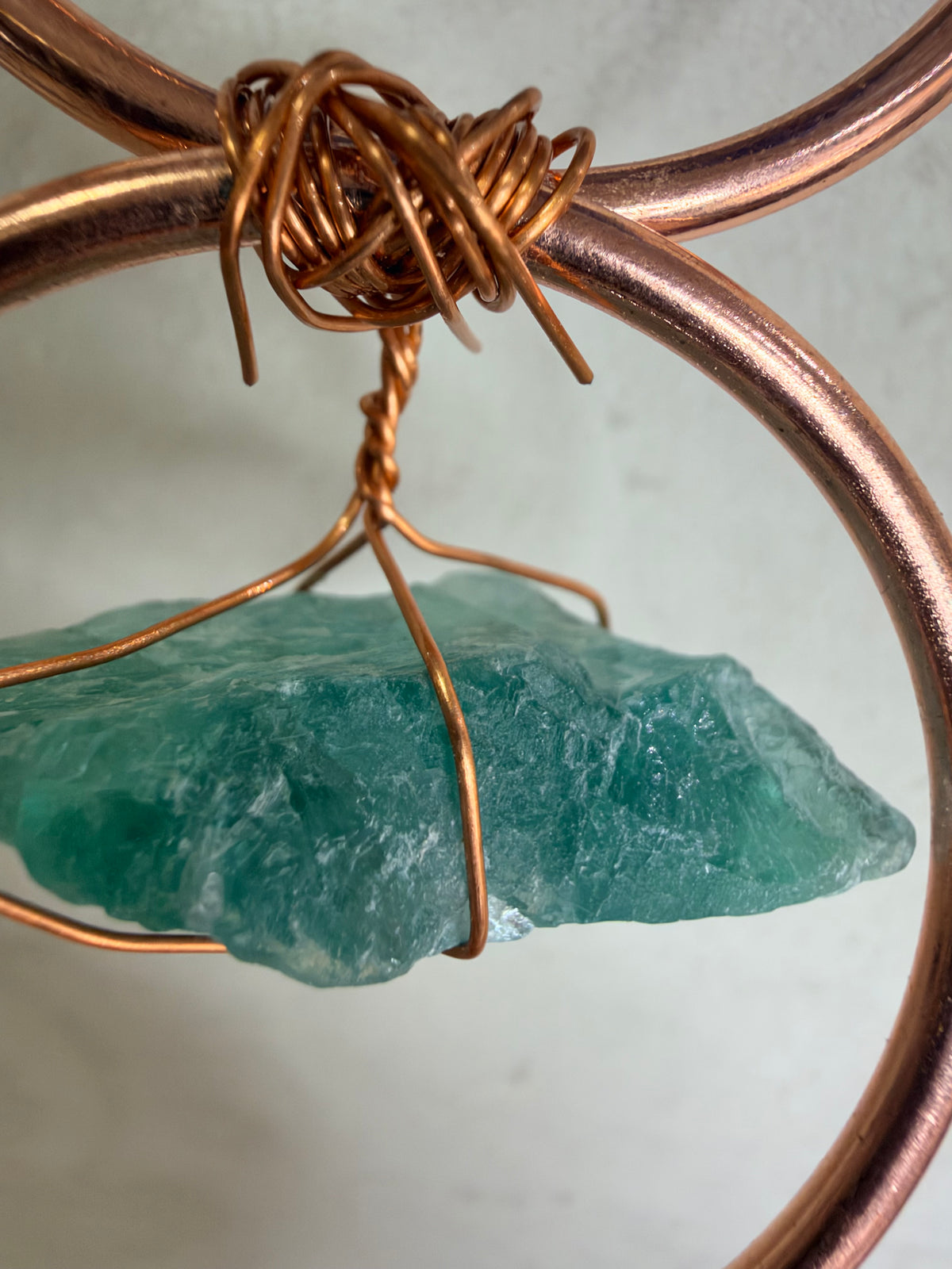 7 Chakra Raw Crystal Wall Hanging – 30cm