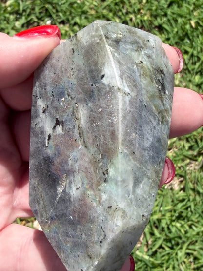 Labradorite Crystal Freeform – Rainbow Flash | 159g E