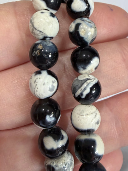 8mm Orca Agate Bracelet – Emotional Healing & Communication