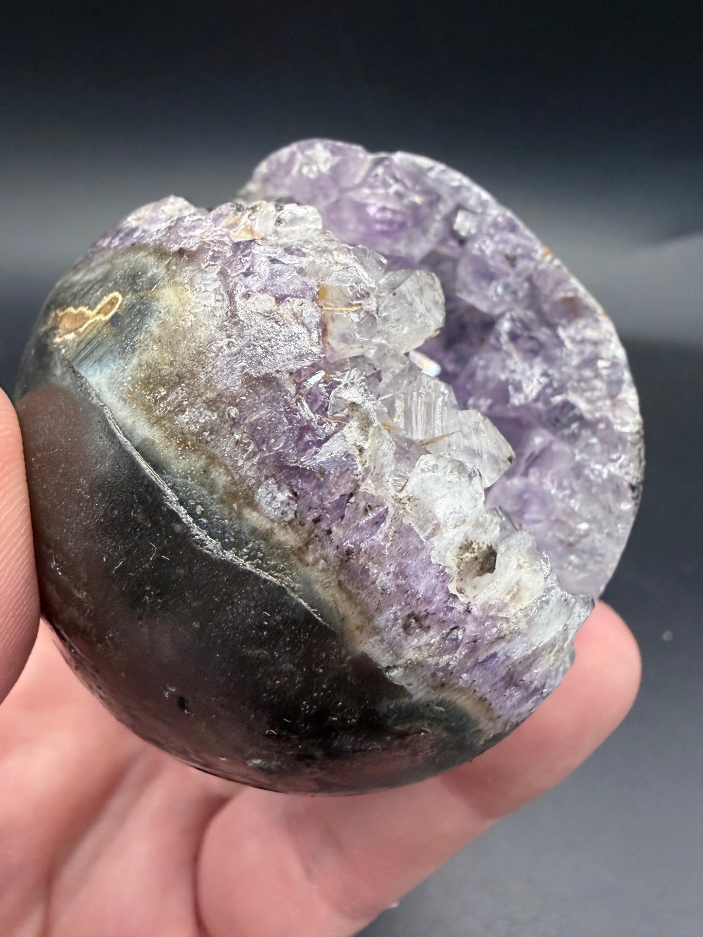 Amethyst Geode Sphere B