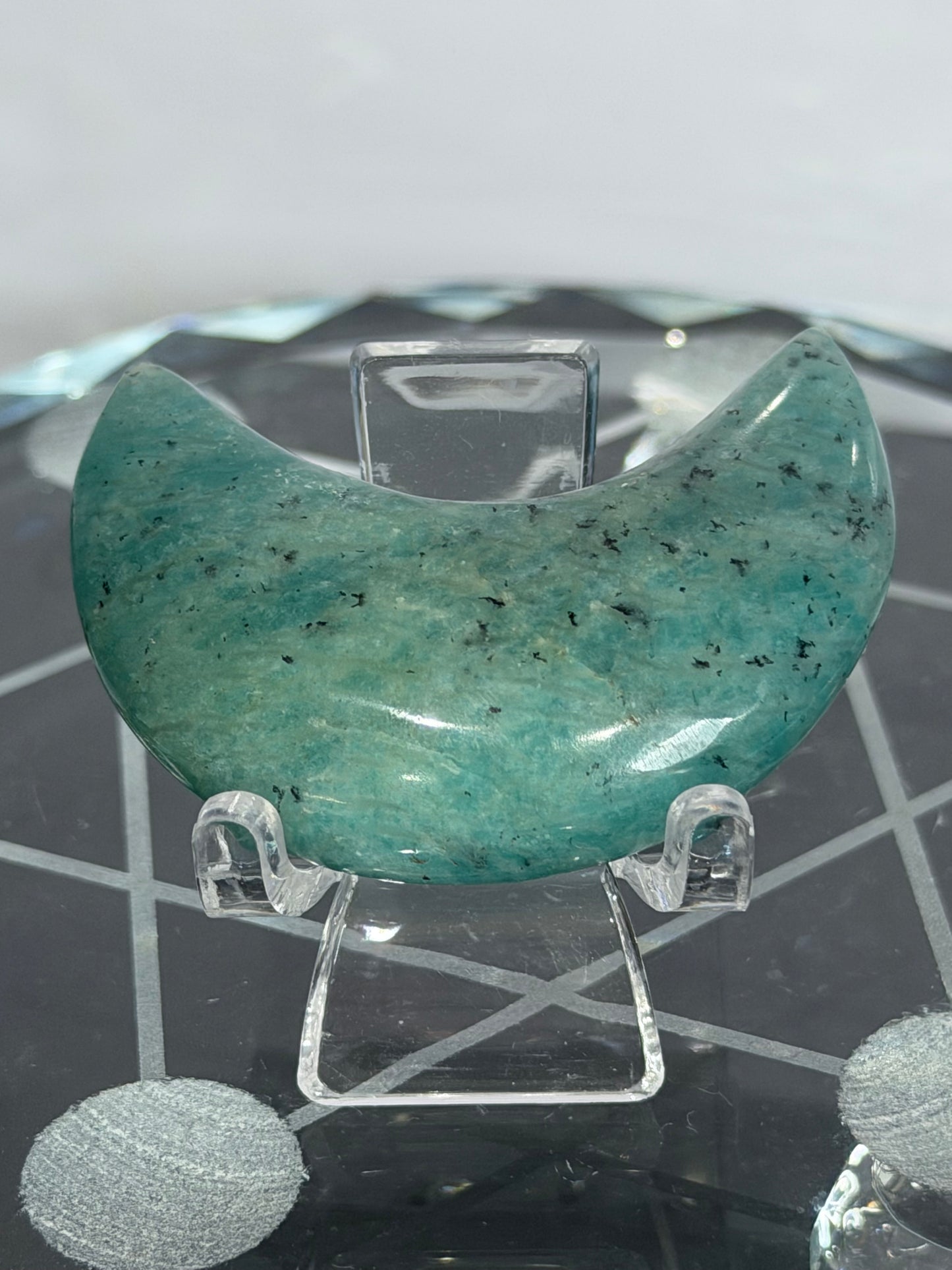 Amazonite Moon Carving – 4.6–5 cm (Pick Your Own)