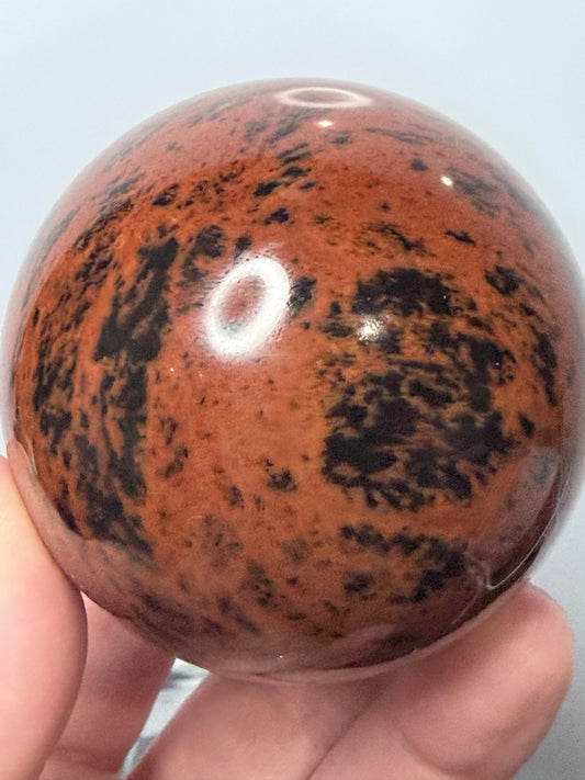 Mahogany Obsidian Sphere – 265g | 6cm
