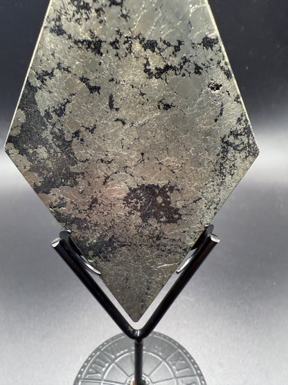Pyrite Rhombus on Stand