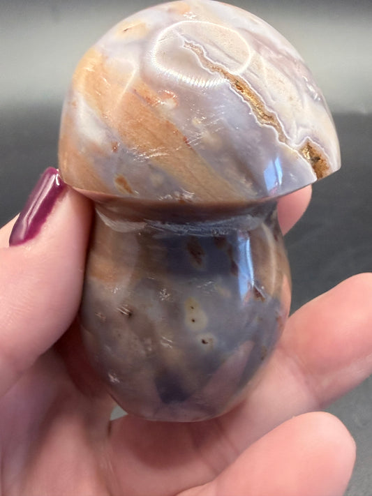 Ocean Jasper Mushroom Carving