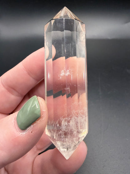 Clear Quartz Vogel Wand