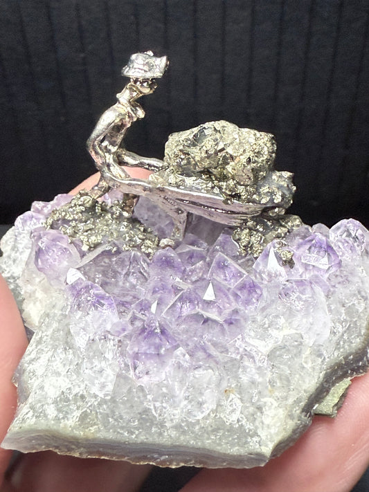 Pyrite Miner - Crystal wonderland By Lisa