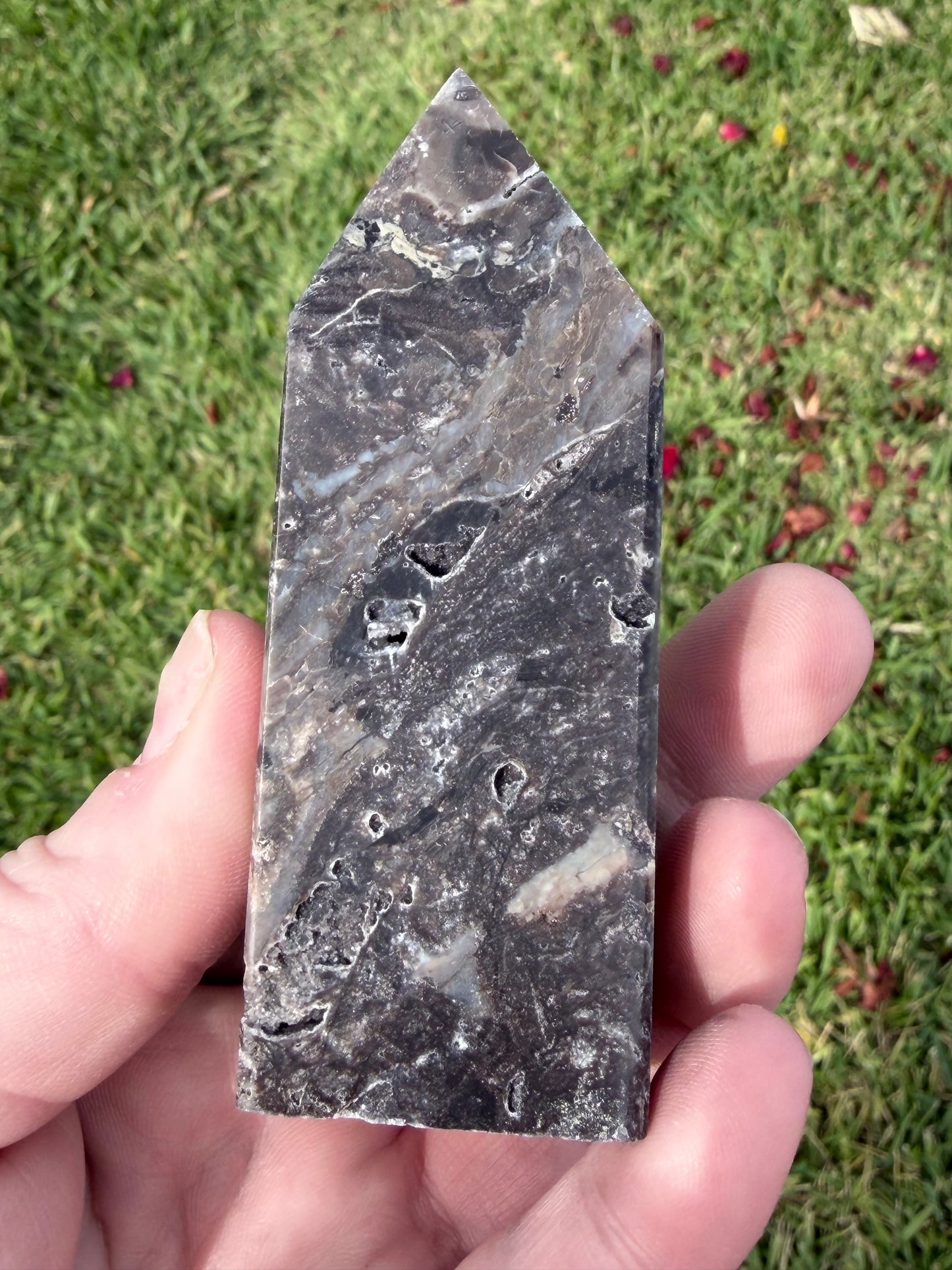 Sphalerite Druzy Tower – 8.9cm