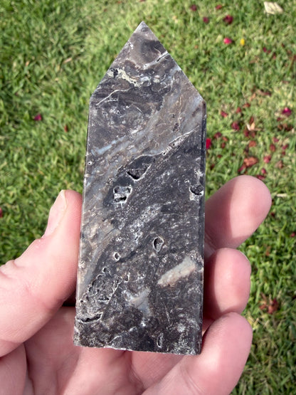 Sphalerite Druzy Tower – 8.9cm