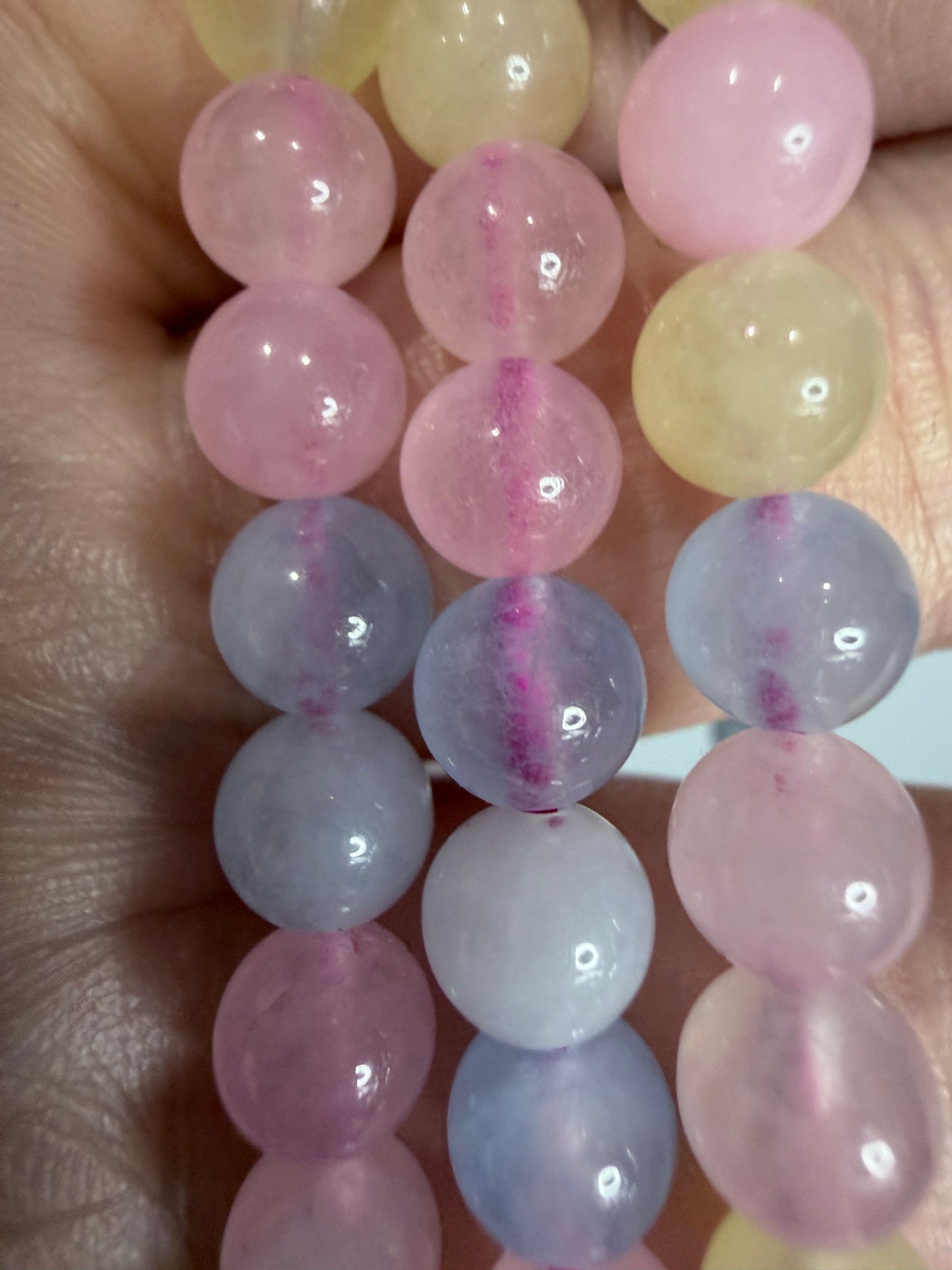 6mm Morganite Bracelet – Love • Emotional Healing • Compassion