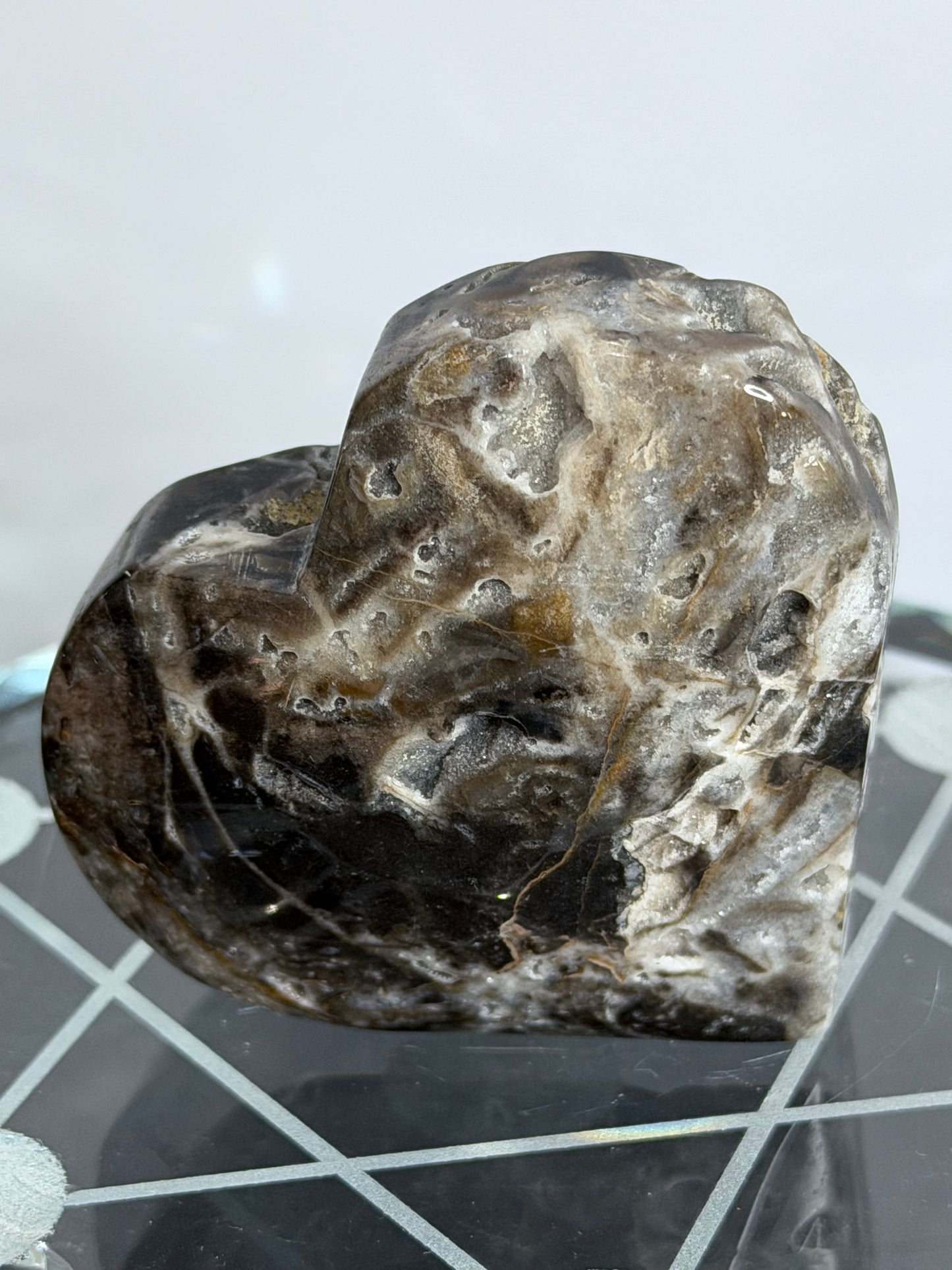 Sphalerite Free-Standing Heart B 6cm