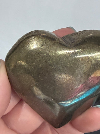 Pyrite Heart  5.8 cm A -