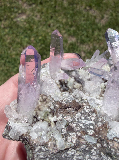 VERA CRUZ AMETHYST CLUSTER ON MATRIX — COLLECTOR PIECE 260g