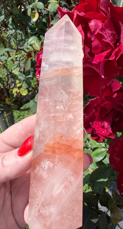 Fire Quartz Tower – 13.2cm | 292g
