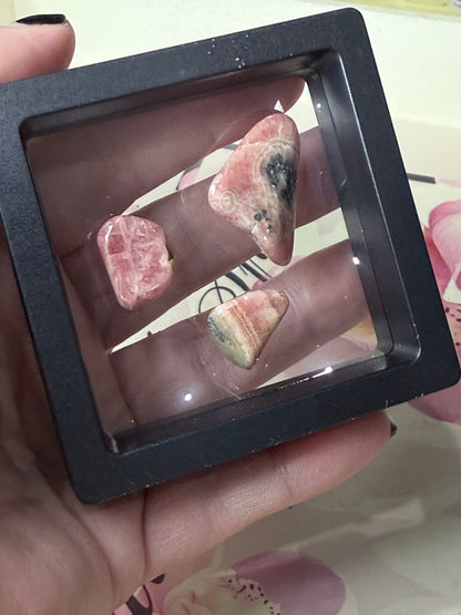 High Quality RHODOCHROSITE Tumbles in Frame