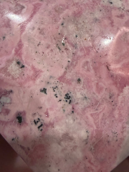 Pink Rhodonite Heart (Peru) B