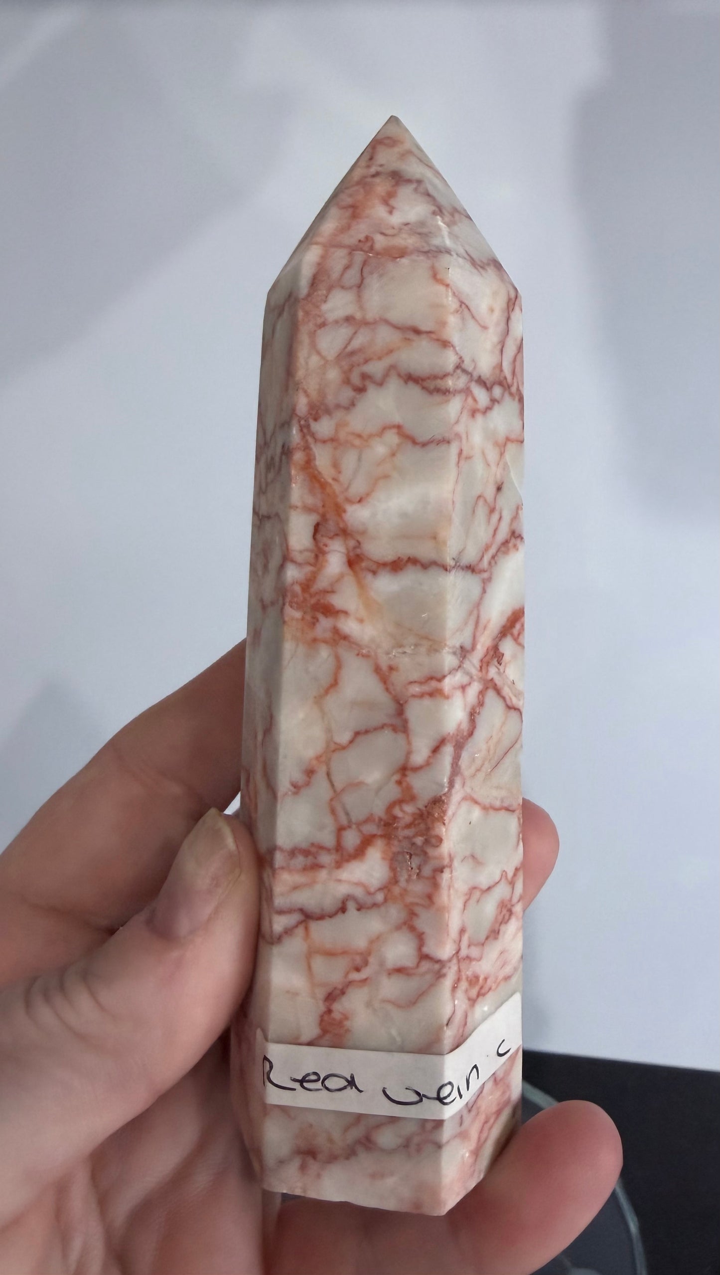 Red Vein Jasper Crystal Tower – 13.4cm | 314g C