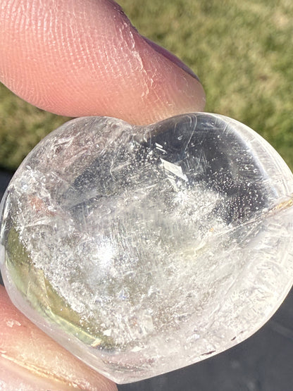 Clear Quartz Heart – 3cm (Intuitively Chosen)