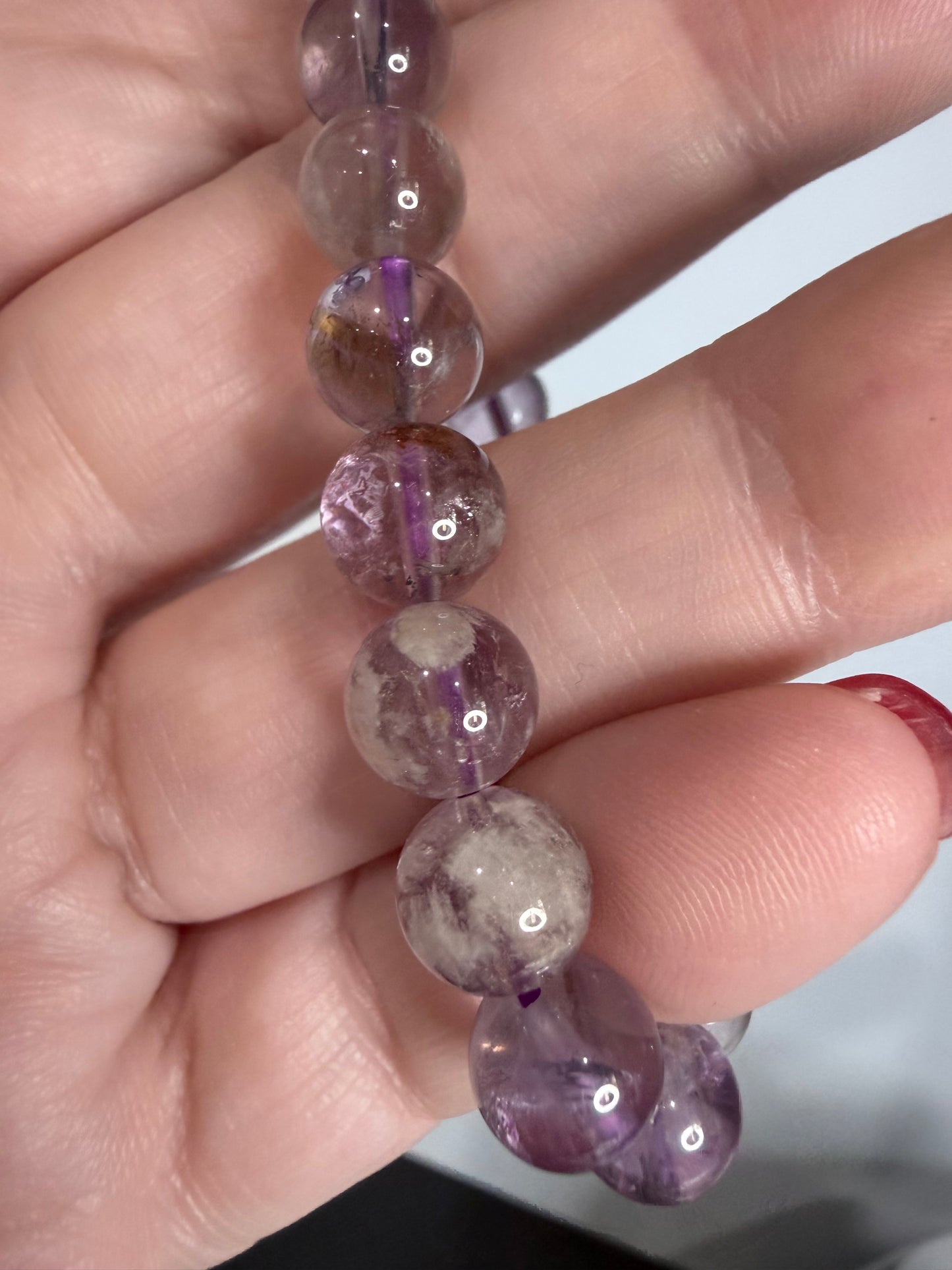 8mm Garden Amethyst (Included Amethyst) Crystal Bracelet

Calming • Intuition • Emotional Balance