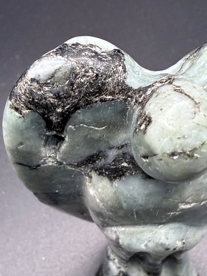 Larvikite with pyrite Angel