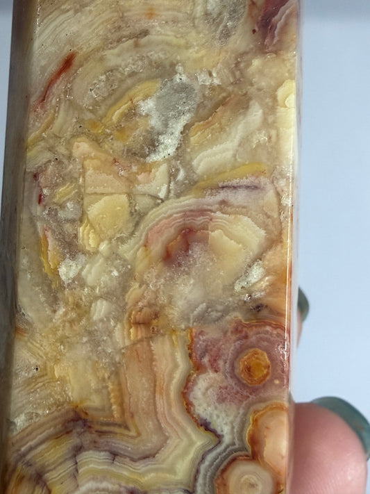 Crazy Lace Agate Tower A -