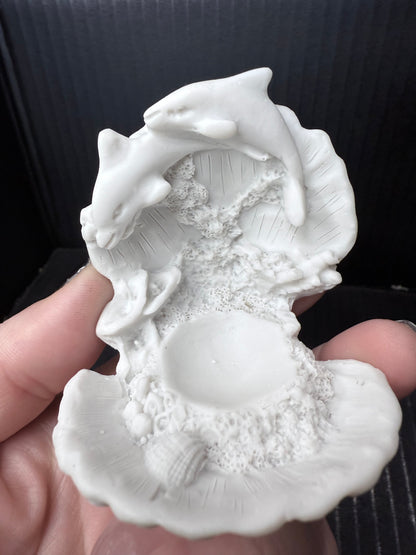 Shell Sphere Stand includes mini rose Quartz Sphere