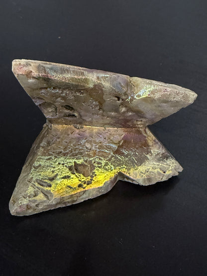 Aura-Coated Sphalerite Butterfly A