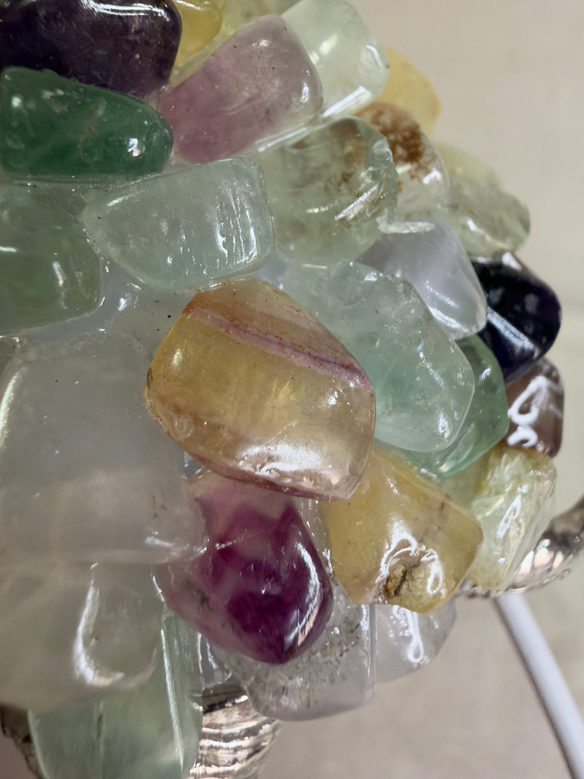 Rainbow Fluorite Turtle Colour Changing USB Lamp