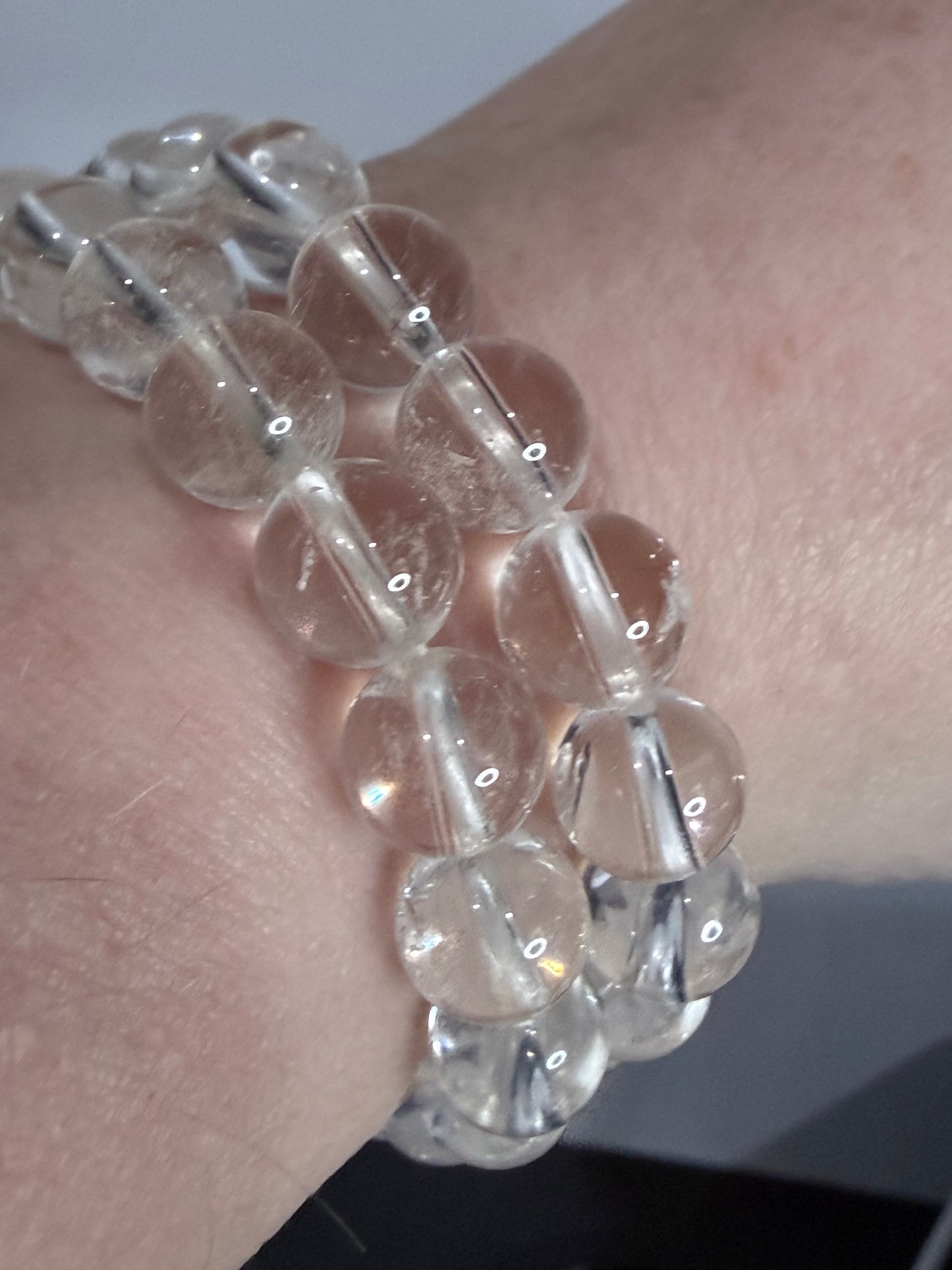 8mm High Quality Clear Quartz Bracelet Natural Quartz | Clarity, Energy Amplification & Balance